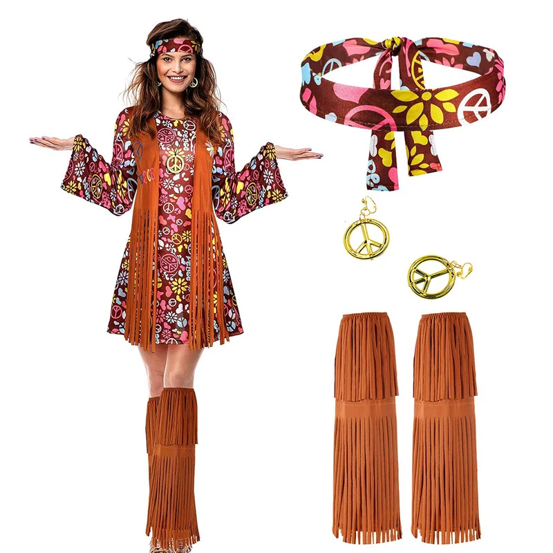 Women'S Accessories In The 70S - 70s Costume For Hippie Costume Women