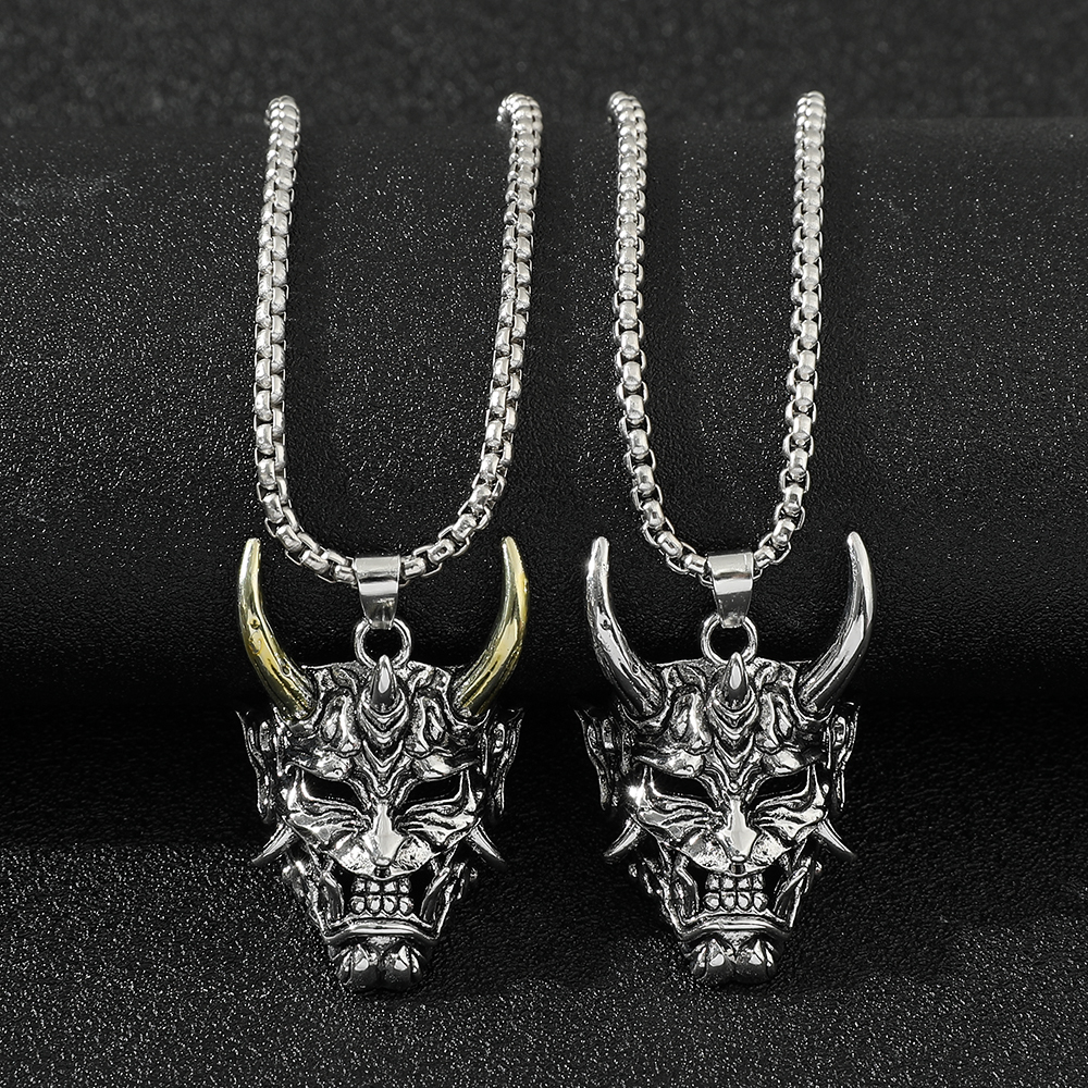 Women Accessories Chain - Handsome Rascal Ghost Mask Pendant Necklace
