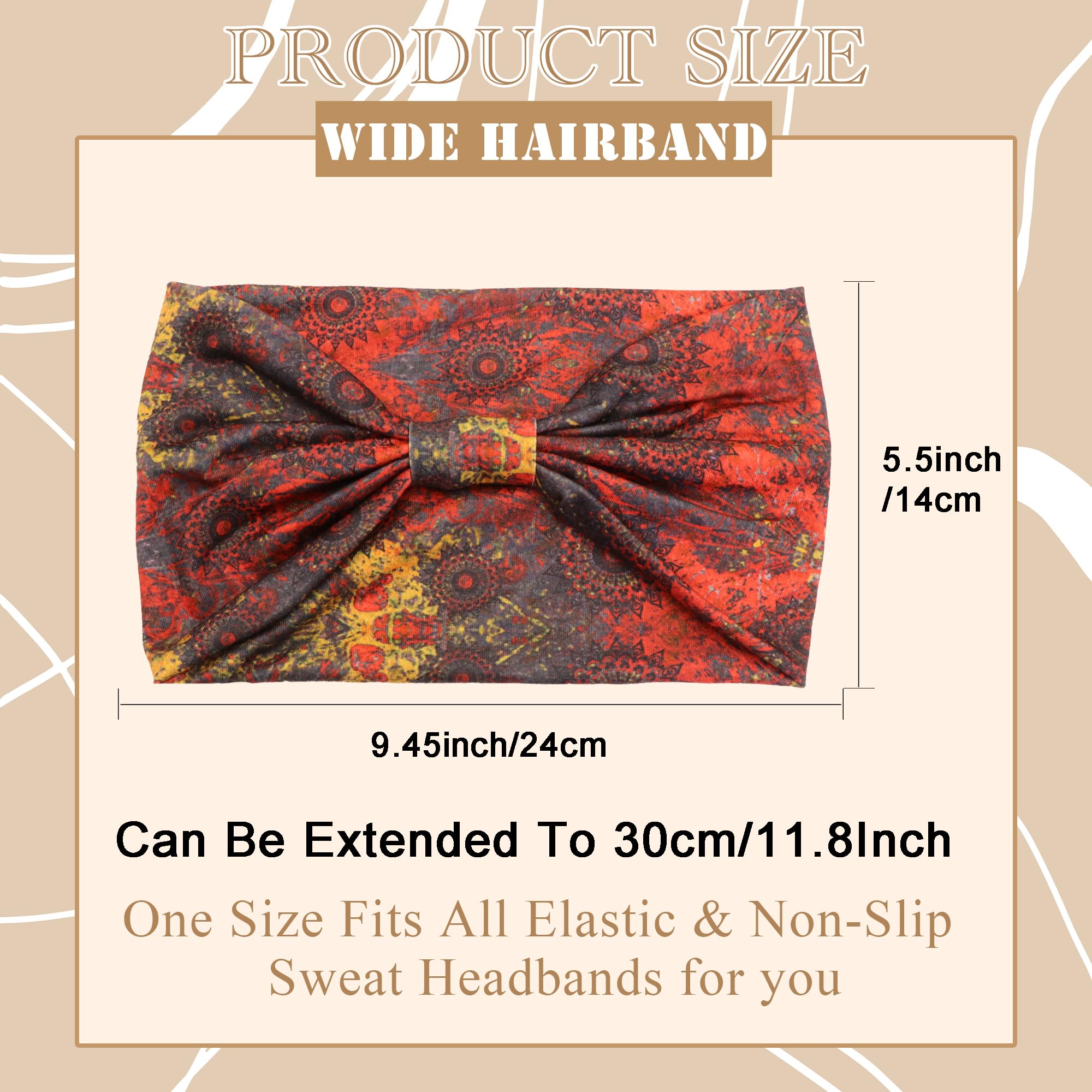 Boho Headbands for Women Knott - Women'S Yoga Accessories review and price