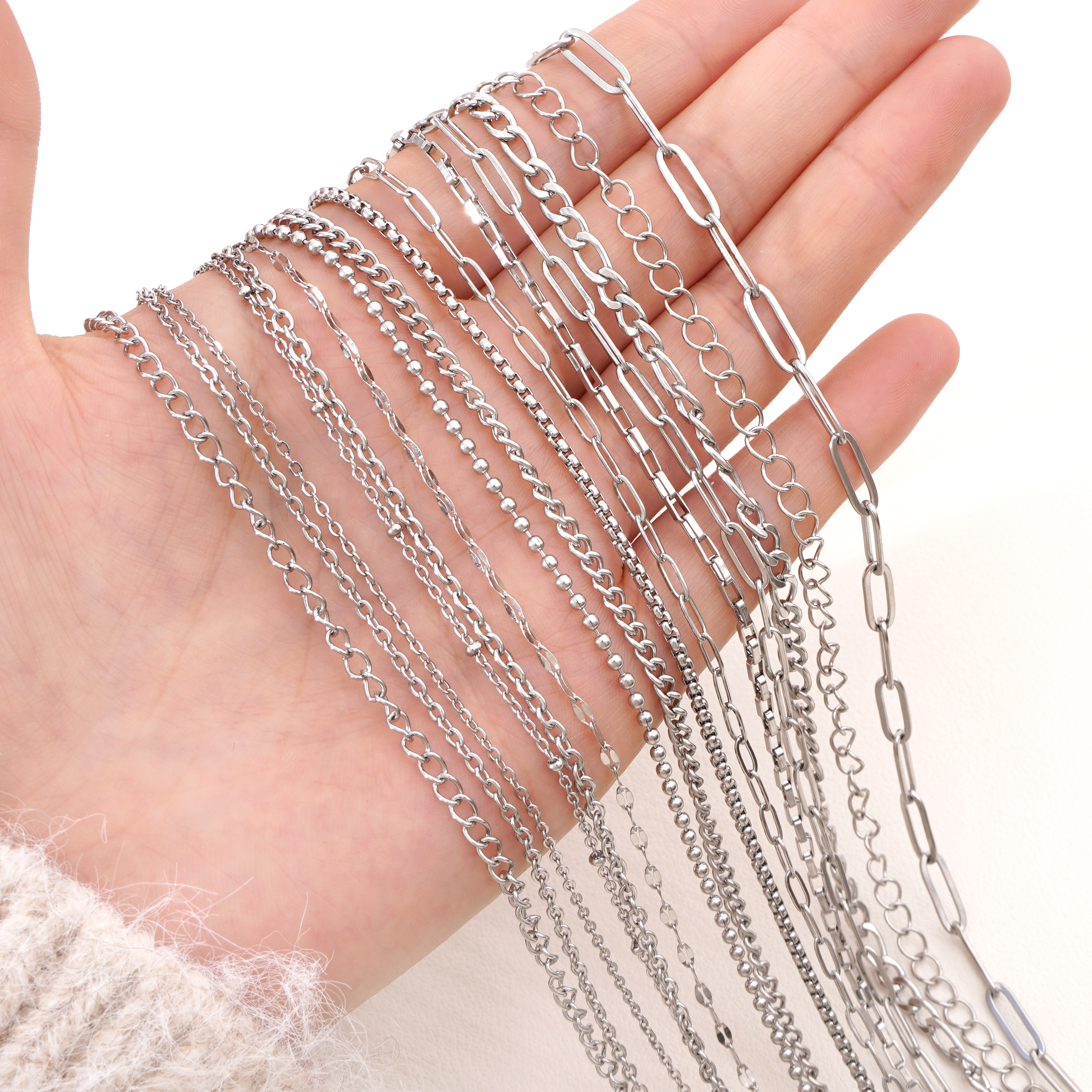 1m/lot Chains Stainless Steel  - Women Accessories Chain review and price