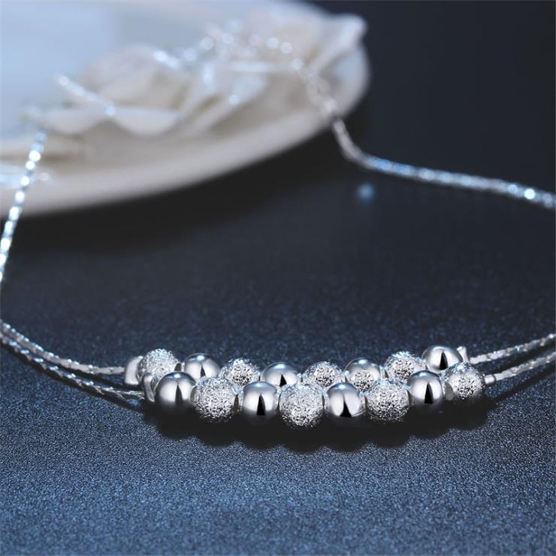KOFSAC Summer New 925 Sterling - Beaded Anklet Chain review and price