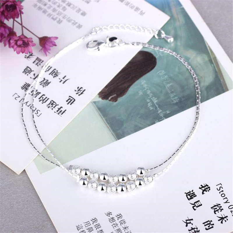 KOFSAC Summer New 925 Sterling - Beaded Anklet Chain review and price