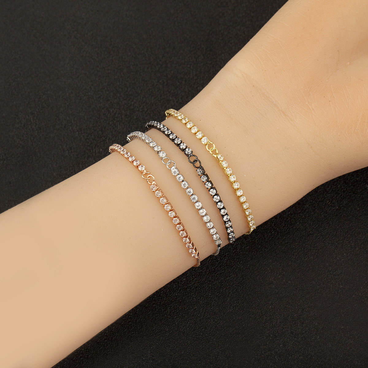 Nidin Hot White Zircon Paralle - Women Accessories Chain review and price