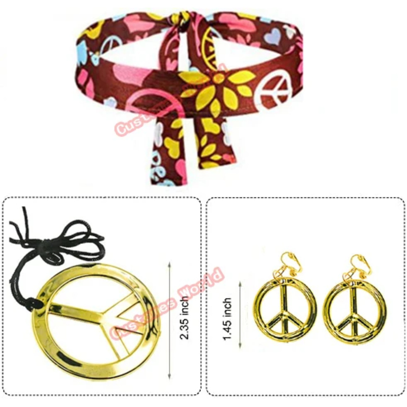 70s Costume For Hippie Costume - Women'S Accessories In The 70S review and price