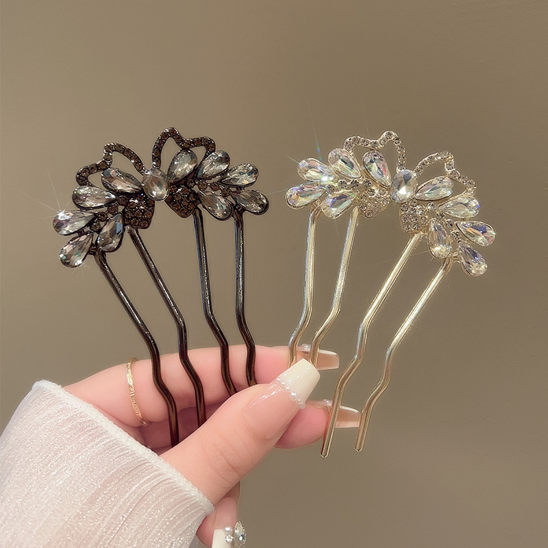 Fashion Rhinestones U-Shaped H - Women Accessories Trendy review and price