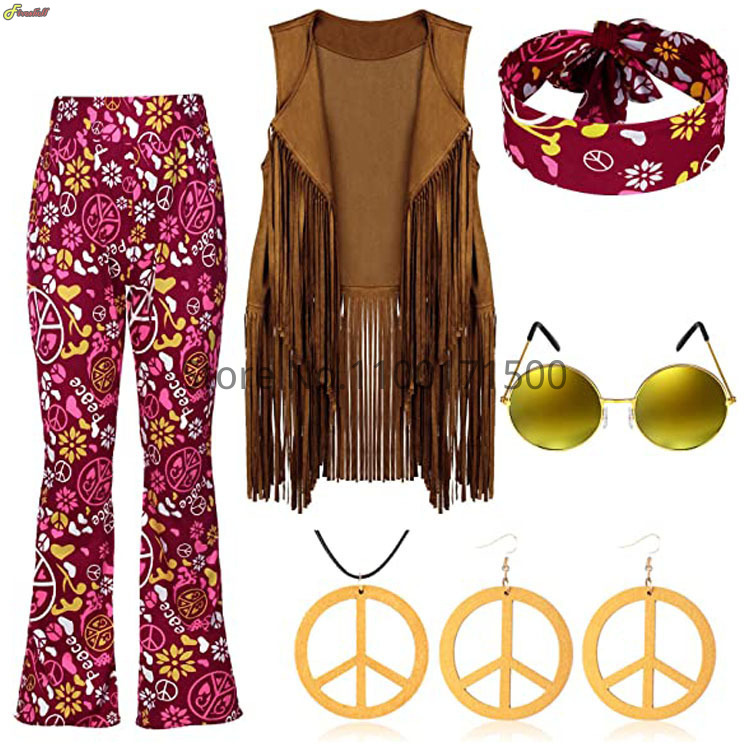 Halloween Hippie Costume Women - Women'S Accessories In The 70S review and price