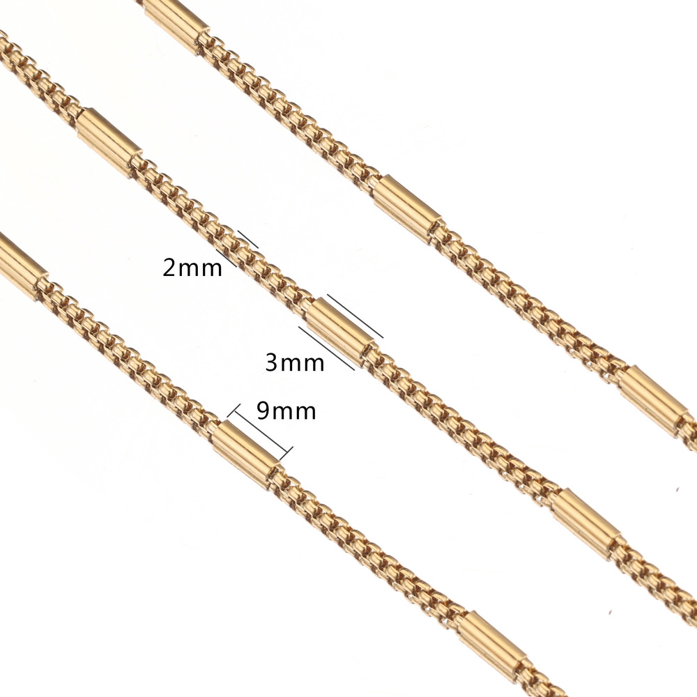 2M Stainless Steel 2mm Gold Pi - Beaded Anklet Chain review and price