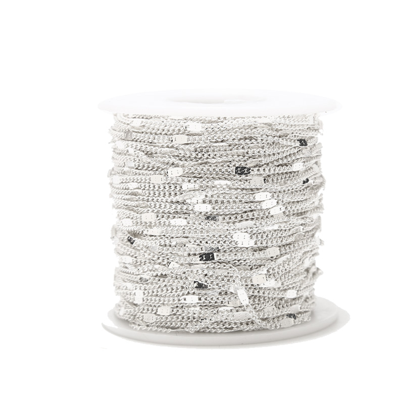 2 Meters Stainless Steel Silve - Beaded Anklet Chain review and price