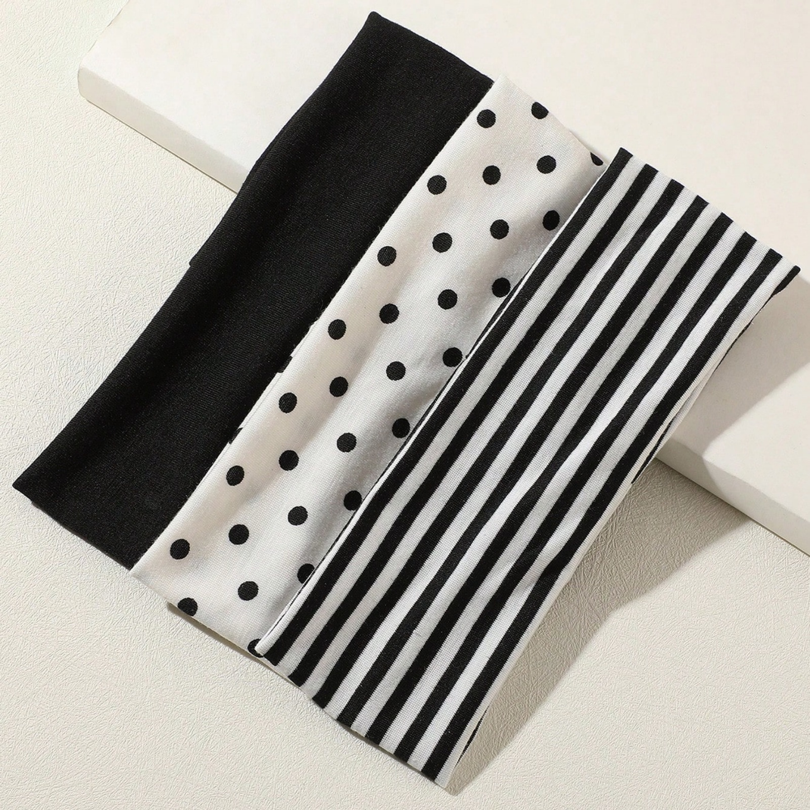 3Pcs Black & White Polka Dot S - Women'S Yoga Accessories review and price