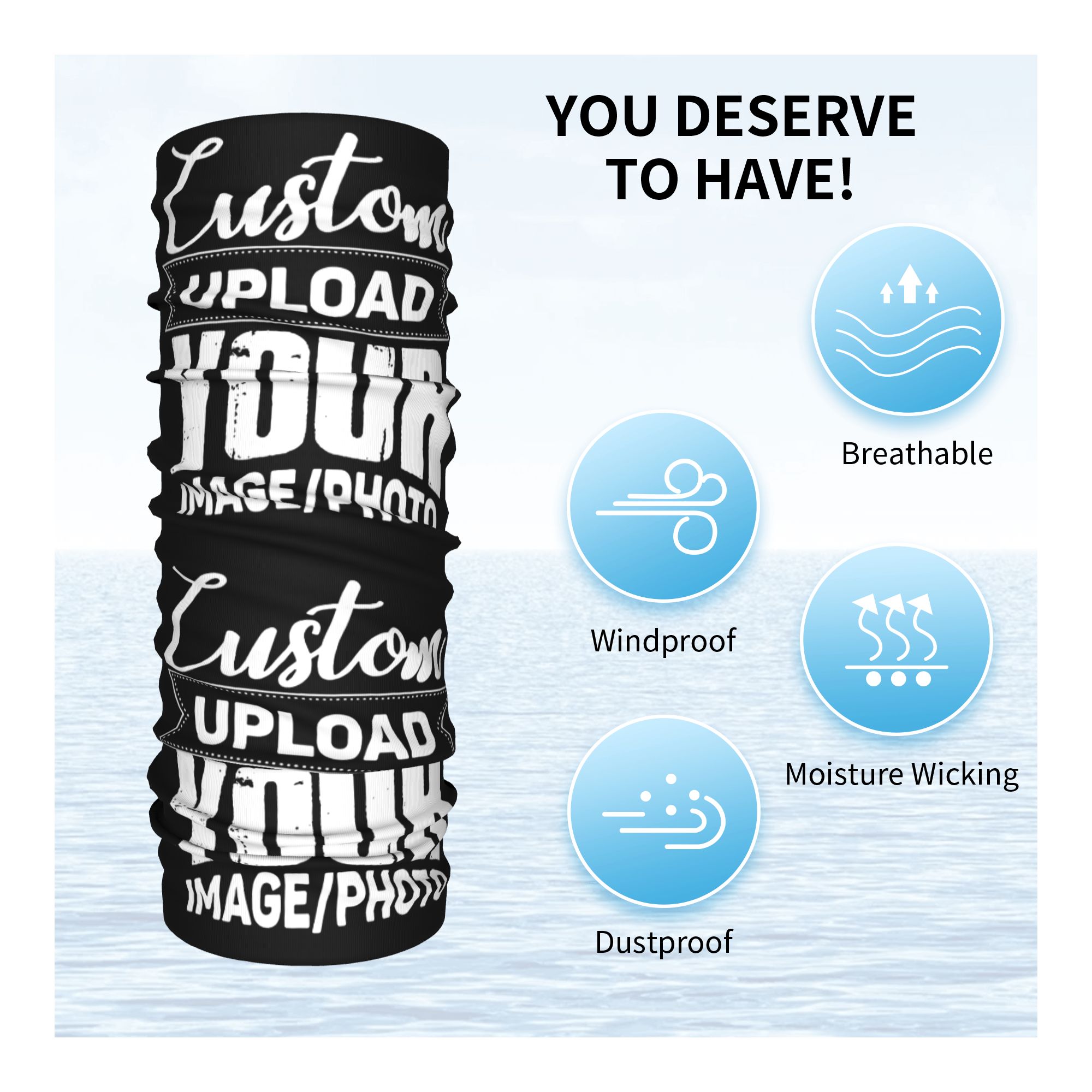 Custom Your Design Here Bandan - Women Accessories Logo review and price