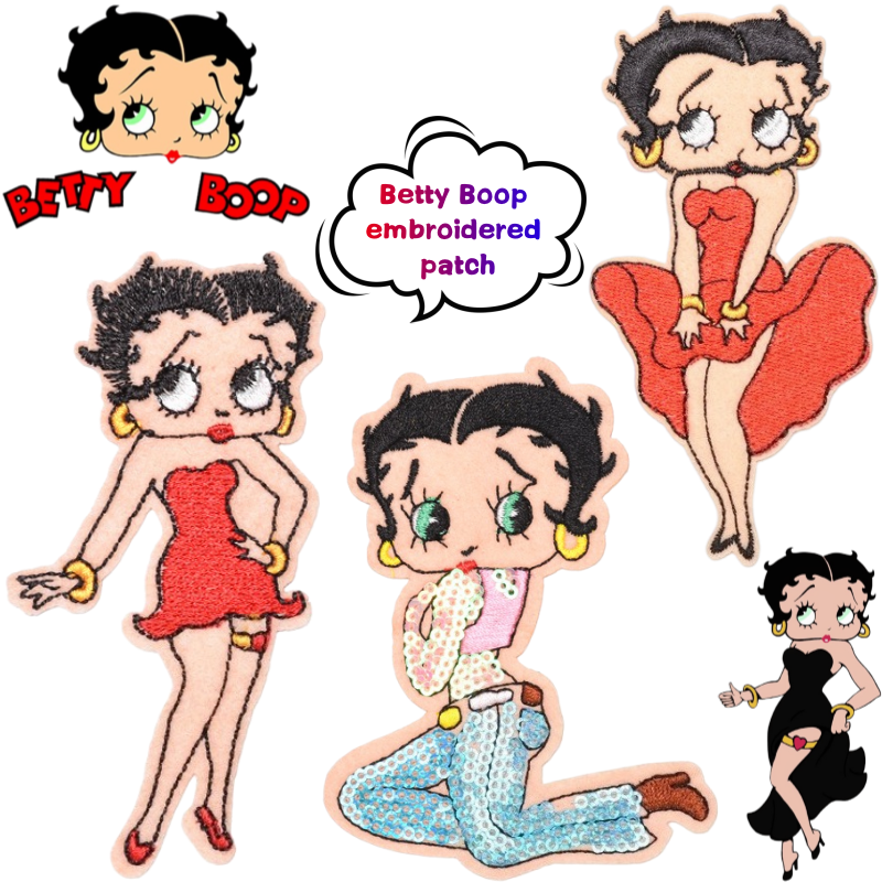 Betty Boop Patch High Color Va - Women'S Accessories Clothing review and price