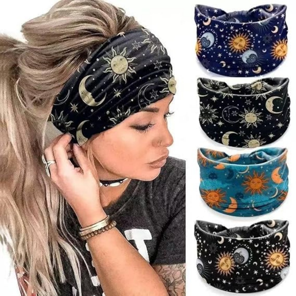 4 Pcs Wide Headbands for Women - Women'S Yoga Accessories review and price