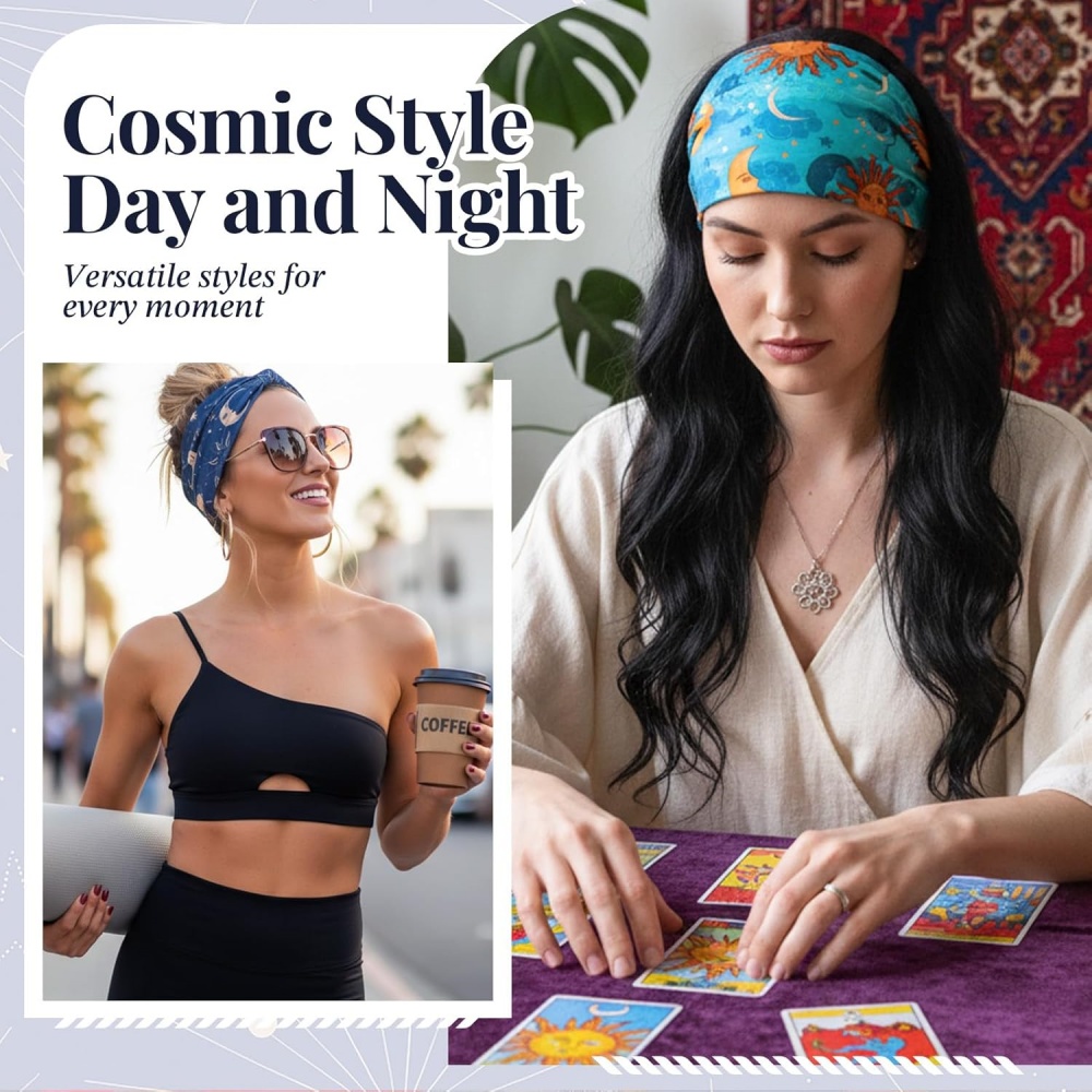 4 Pcs Wide Headbands for Women - Women'S Yoga Accessories review and price
