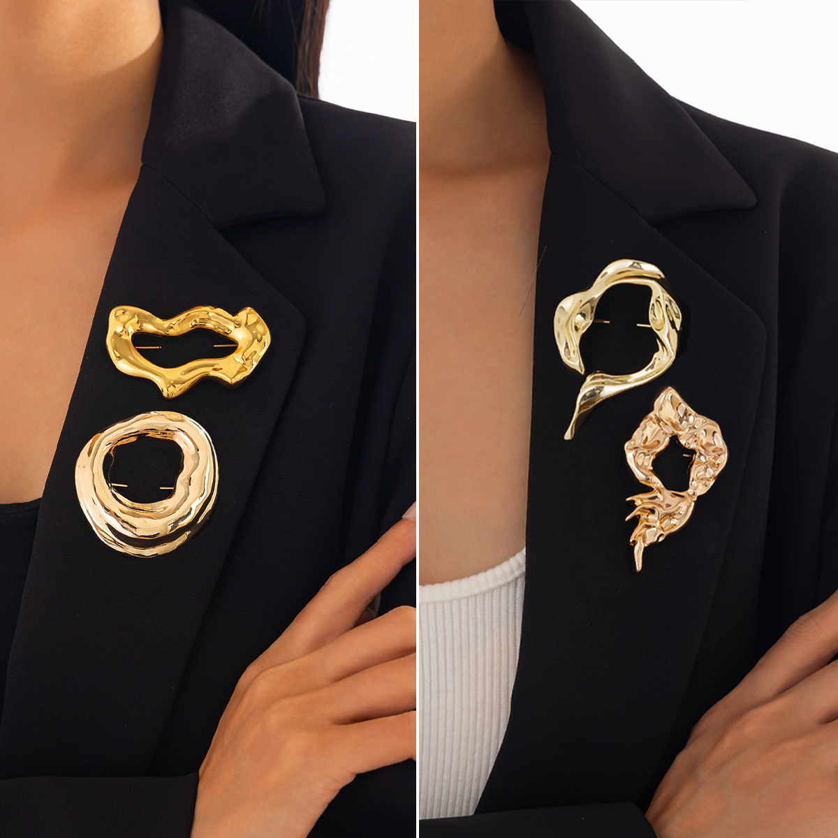 New Fashion Irregular Brooches - Women Accessories Trendy review and price