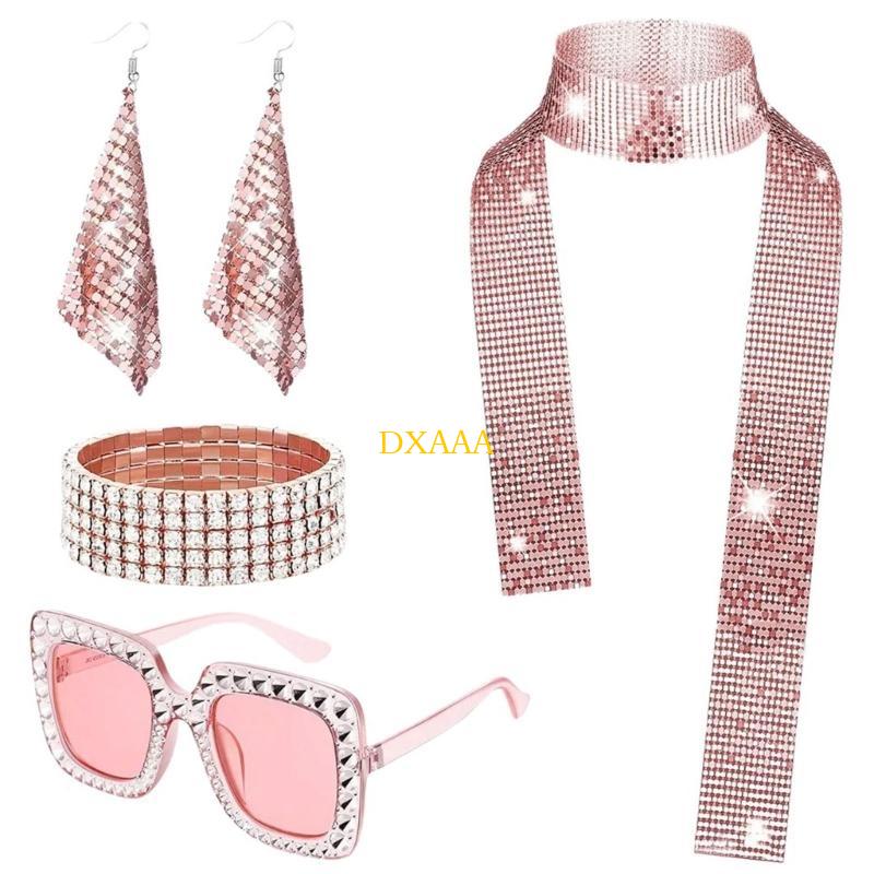 DXAA 70s Disco Fancy Dress Set - Women'S Accessories In The 70S review and price