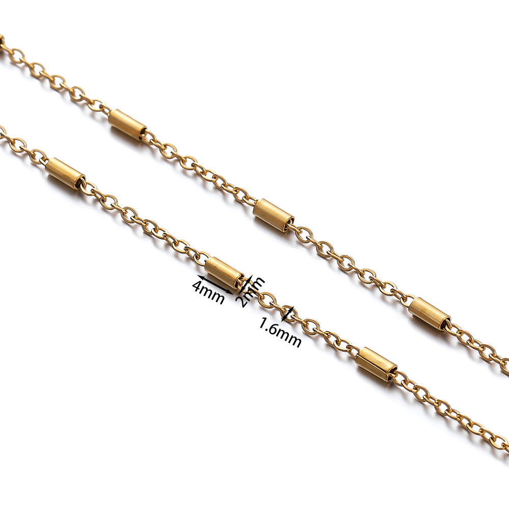 2Meters Stainless Steel Chain  - Beaded Anklet Chain review and price