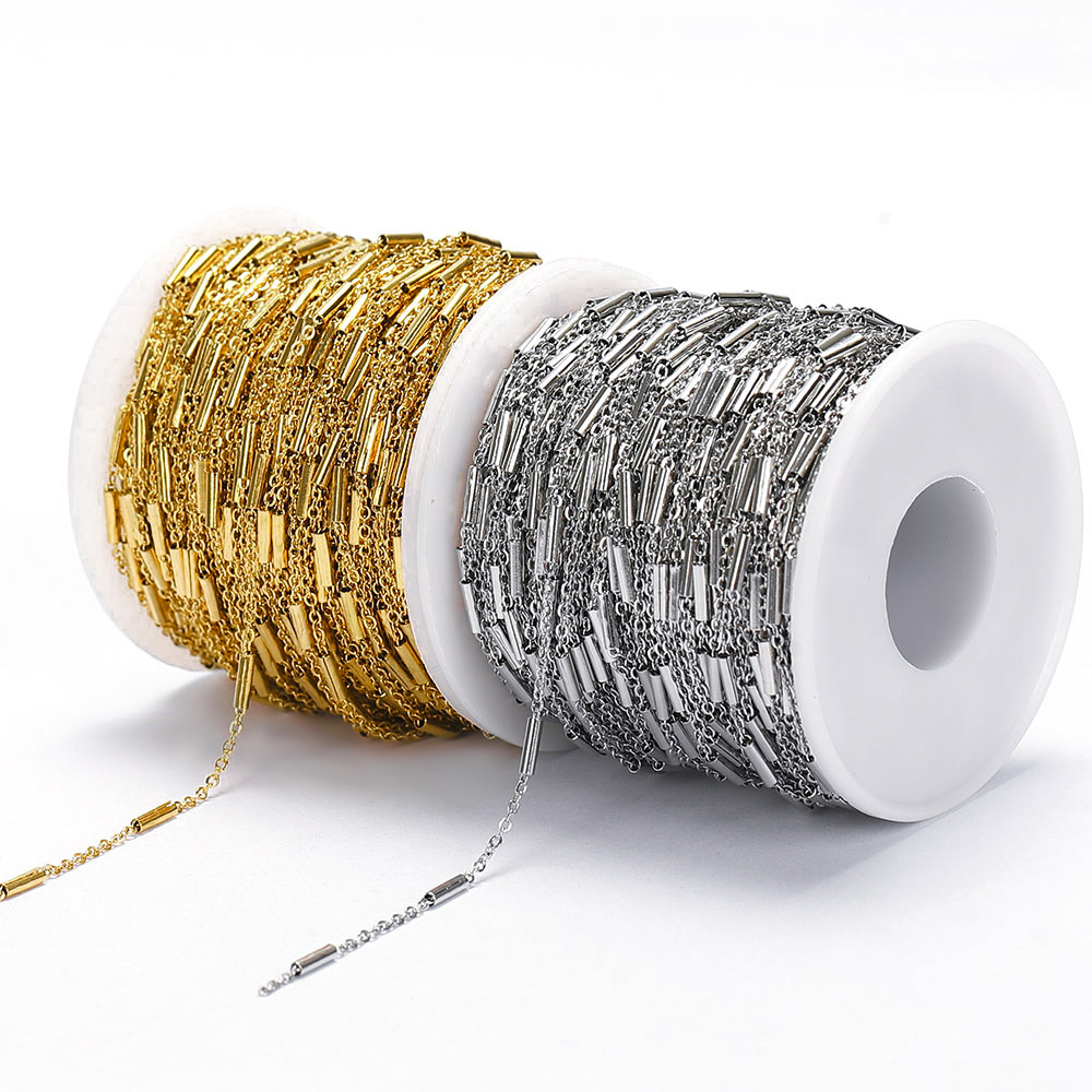 2Meters Stainless Steel Link C - Beaded Anklet Chain review and price