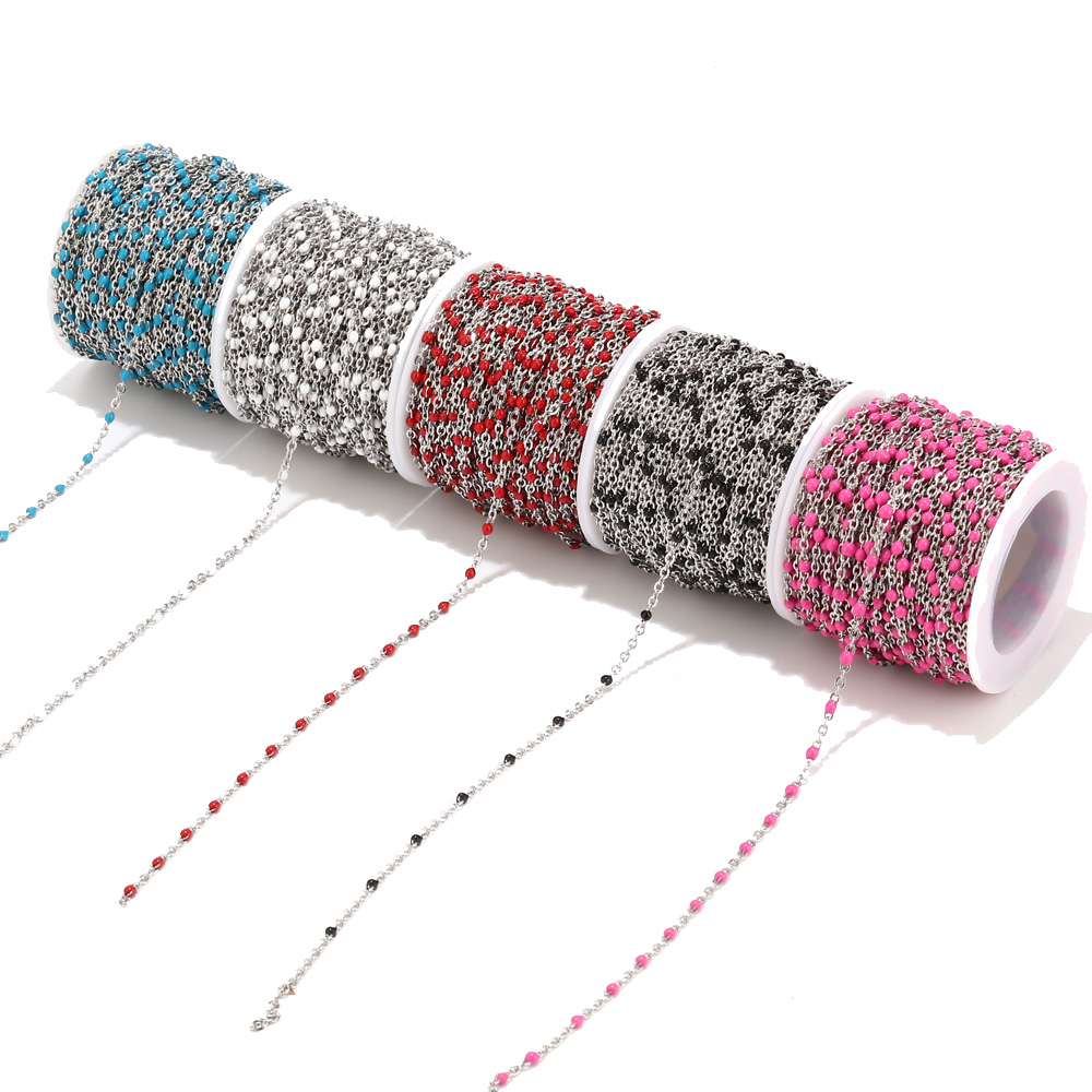 2mm Width 2M Stainless Steel C - Beaded Anklet Chain review and price