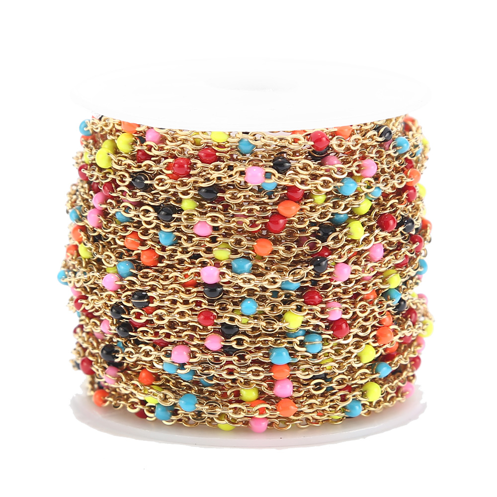 2mm Width 2M Stainless Steel C - Beaded Anklet Chain review and price