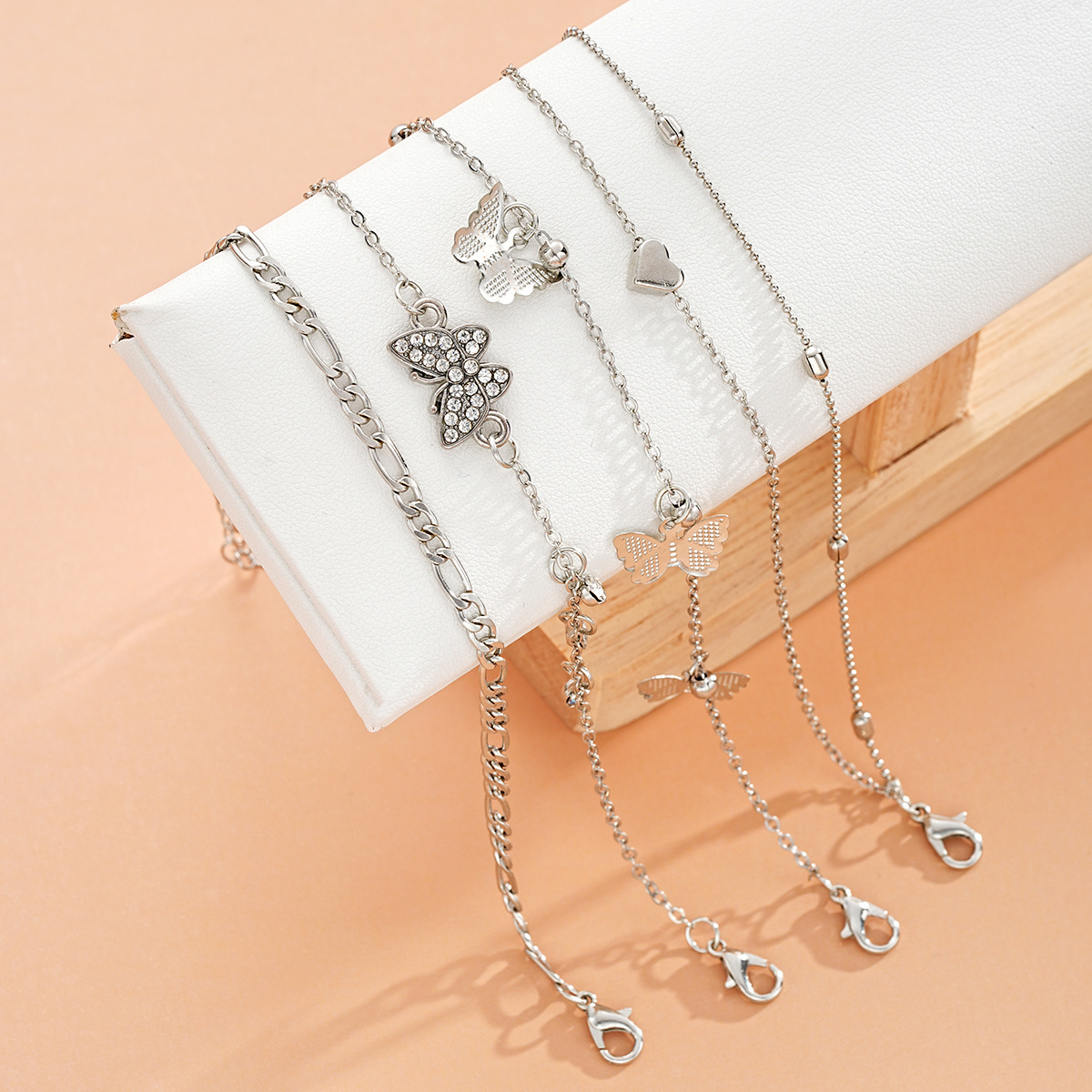 1set Fashionable Versatile Mul - Beaded Anklet Chain review and price