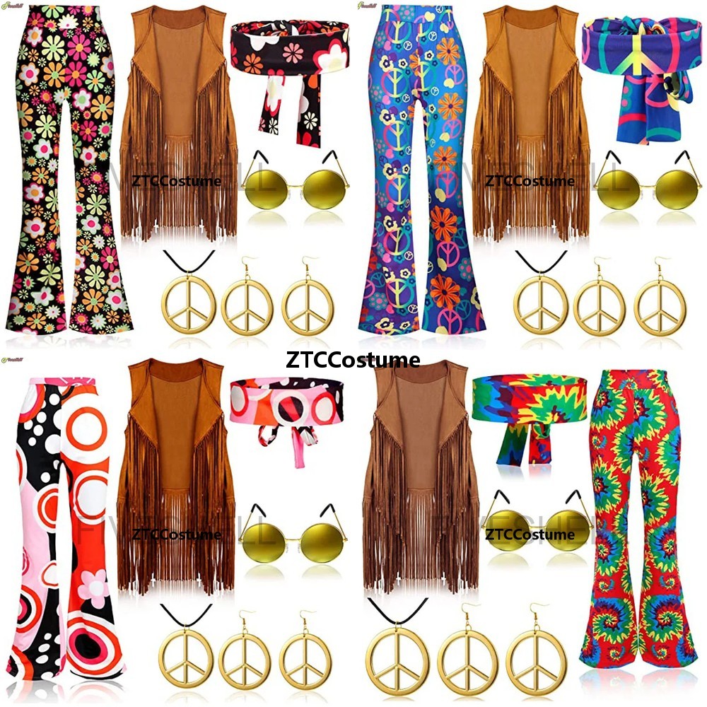 Hippie Costume Women 60s 70s P - Women'S Accessories In The 70S review and price