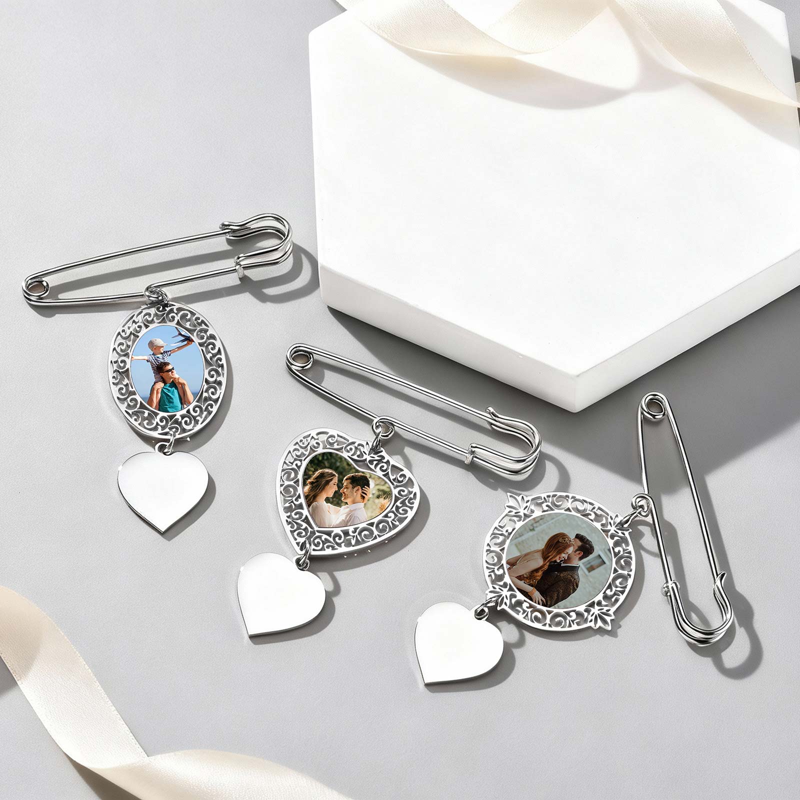 Custom Picture Badge Brooches  - Women Accessories Logo review and price