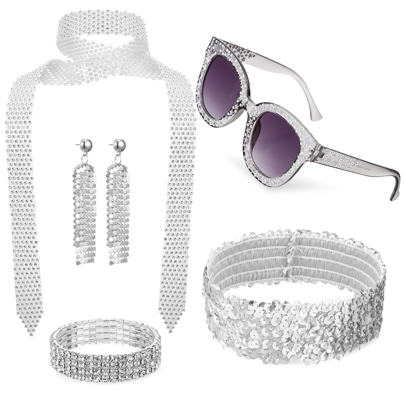 1Set 70S Disco Costume Accesso - Women'S Accessories In The 70S review and price