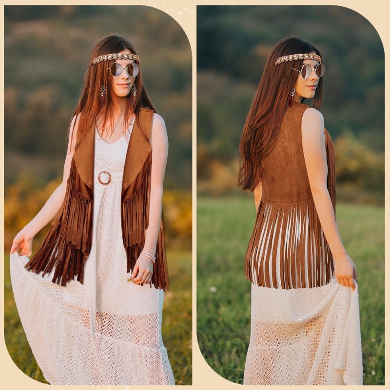 5 Pcs Hippie Costume Accessori - Women'S Accessories In The 70S review and price