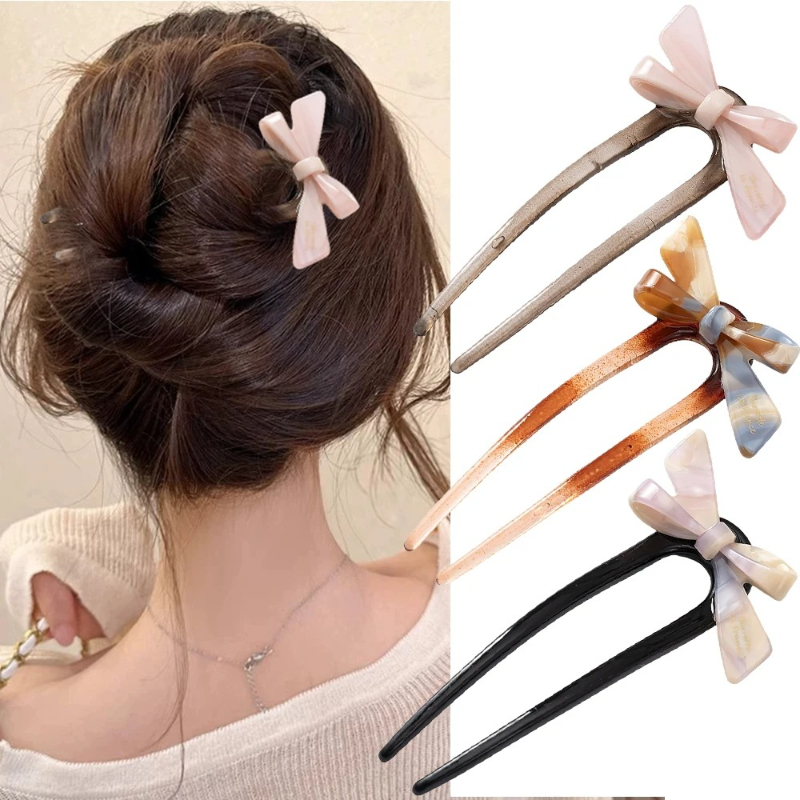 1 piece, sweet bow U-shaped ha - Young Women'S Accessories review and price