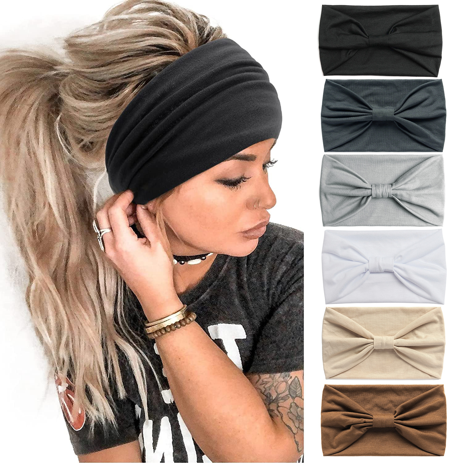 Wide Headbands for Women Styli - Women'S Yoga Accessories review and price