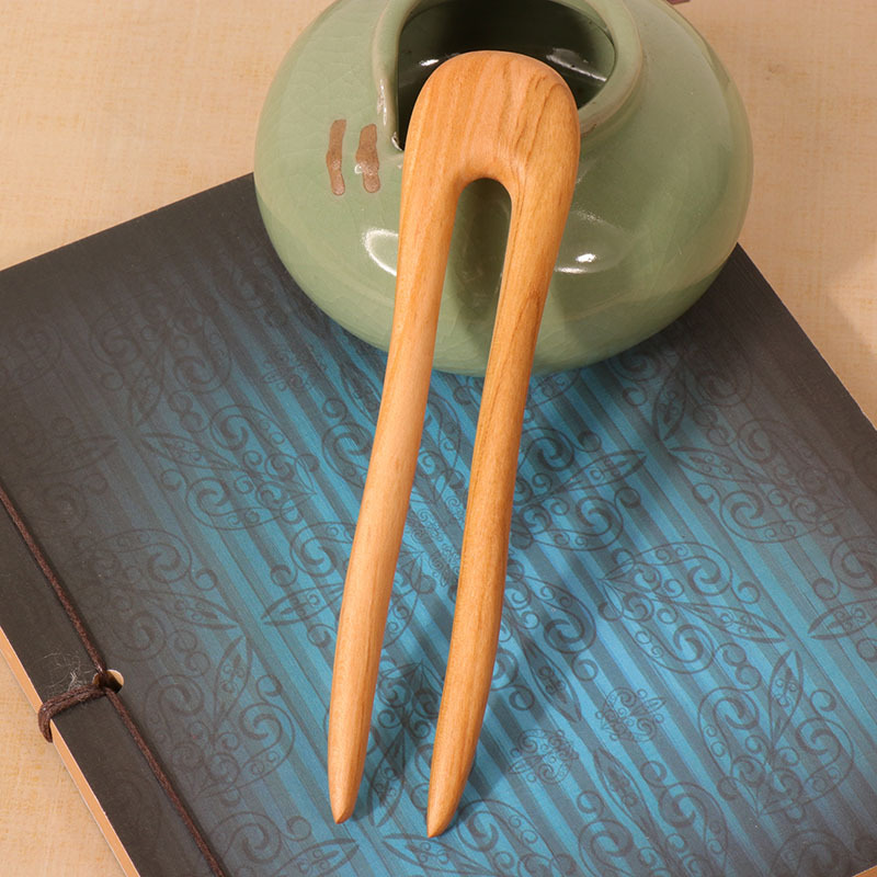 Peach Wood U-shaped Hairpin An - Young Women'S Accessories review and price