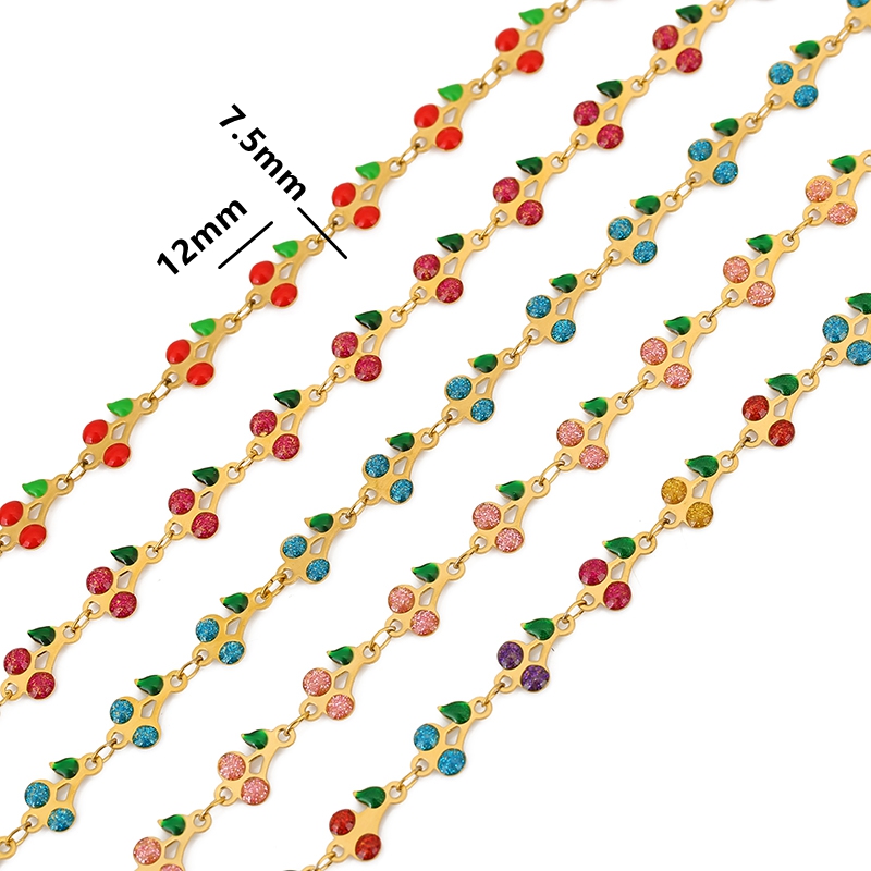 1 Meter Stainless Steel Enamel - Women Accessories Chain review and price