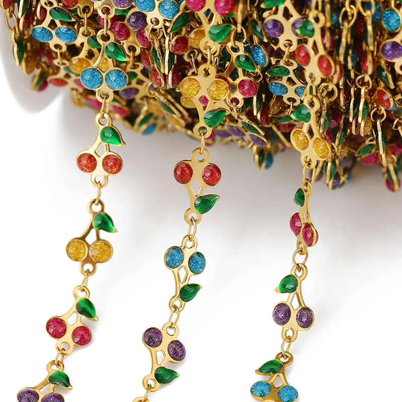 1 Meter Stainless Steel Enamel - Women Accessories Chain review and price