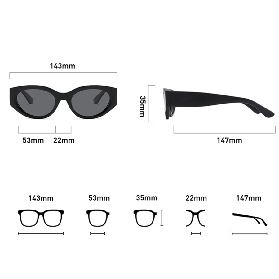 Women Men Classic Cat-Eye Pola - Women Accessories Trendy review and price