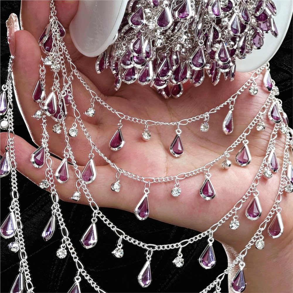 0.5/1m Teardrop Rhinestone Tas - Women Accessories Chain review and price