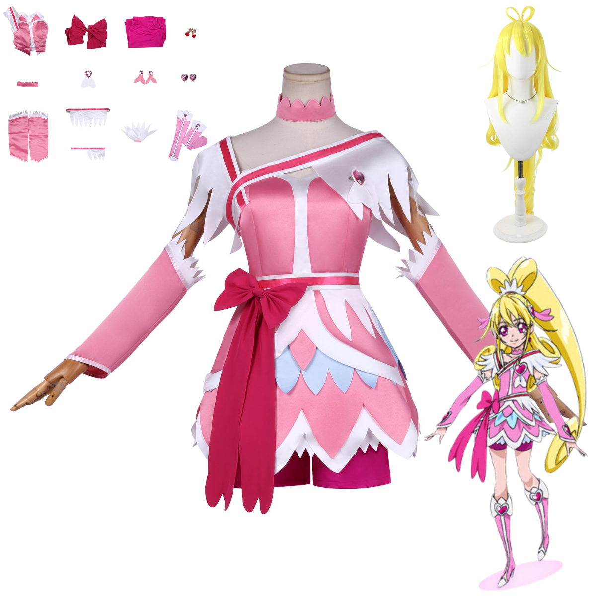 Anime Doki Doki! PreCure Cure  - Young Women'S Accessories review and price