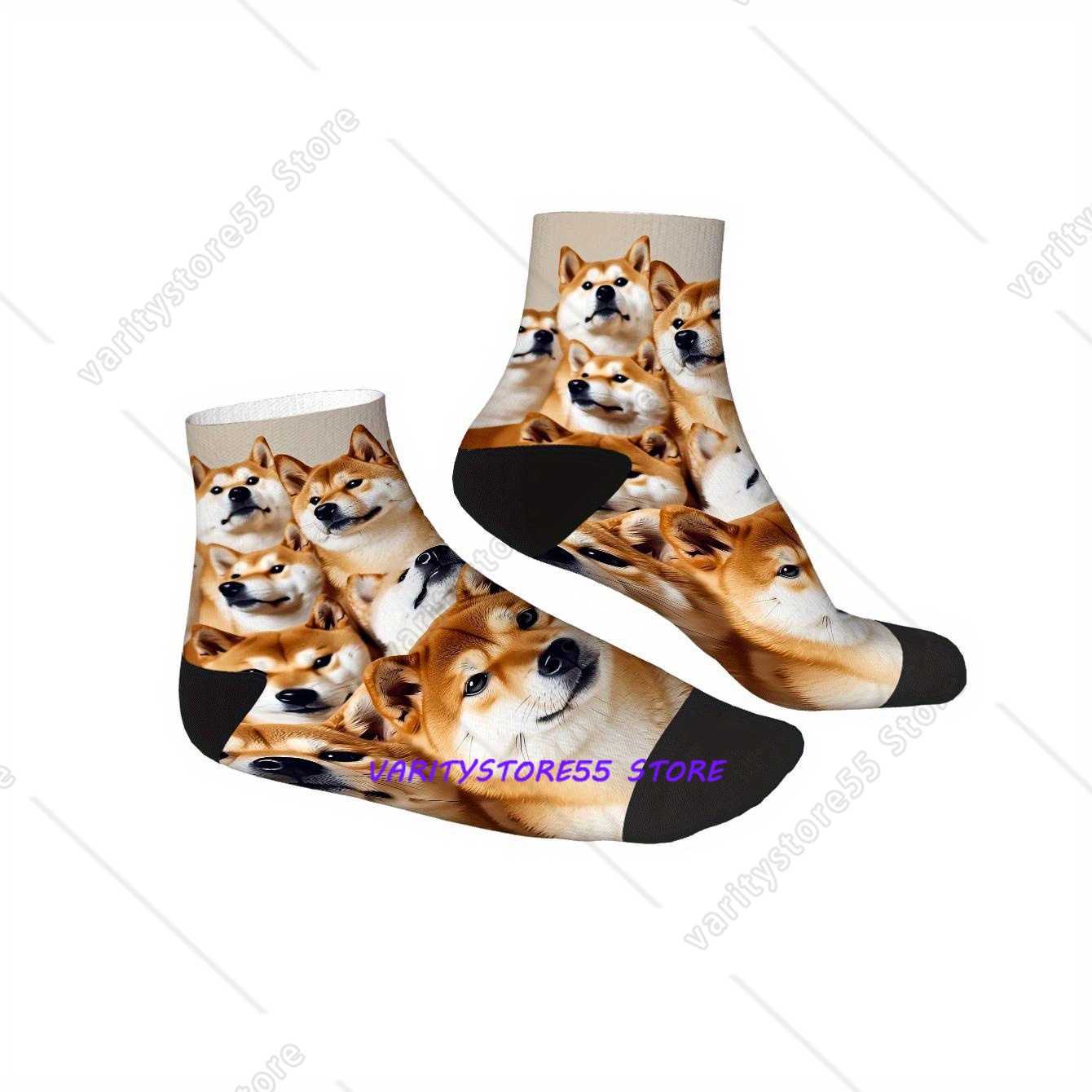 Cute Shiba Inu Print Ankle Soc - Women'S Ankle Accessories review and price