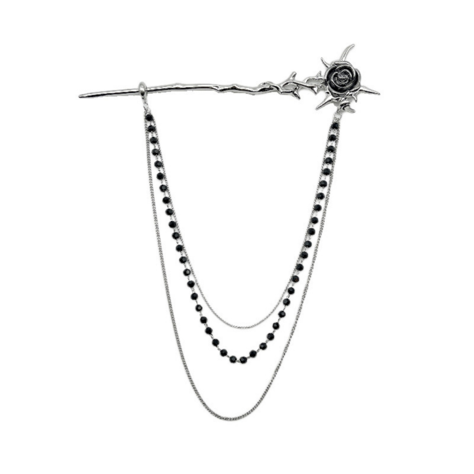 1PC Gothic Punk Thorn Rose Tas - Women Accessories Chain review and price