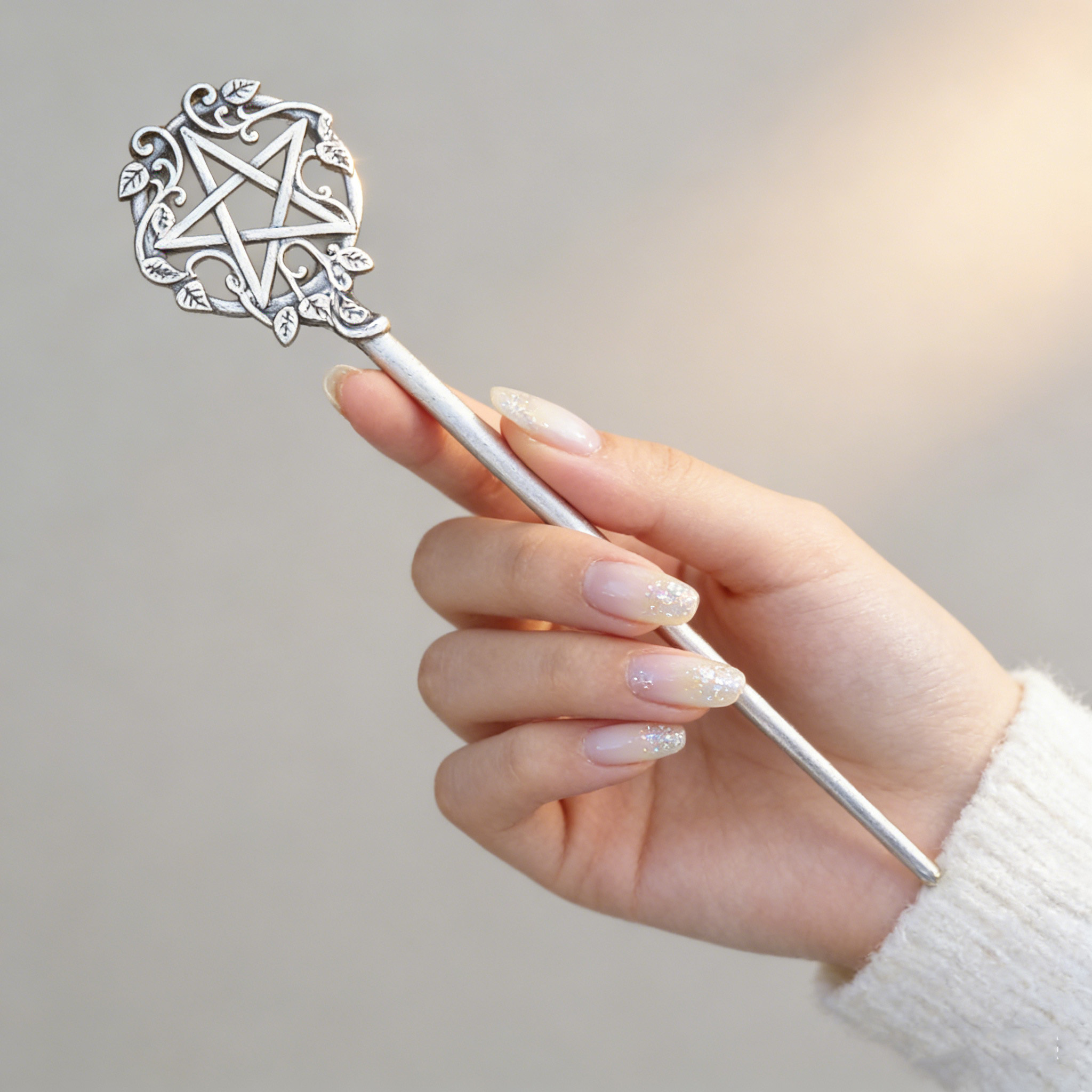 1pc Mystical Pentagram Hair St - Women Accessories Trendy review and price