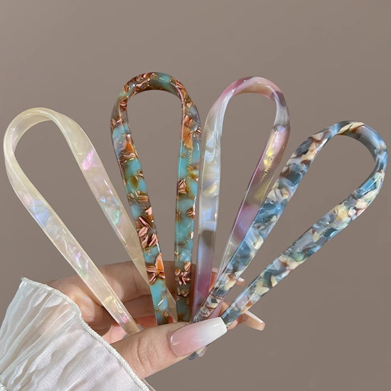 U-Shaped Hair Sticks Acetate A - Young Women'S Accessories review and price