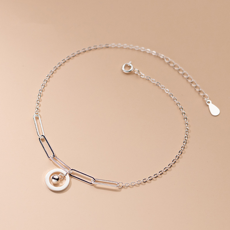 Anklets Silver 925 Fashion Wom - Beaded Anklet Chain review and price