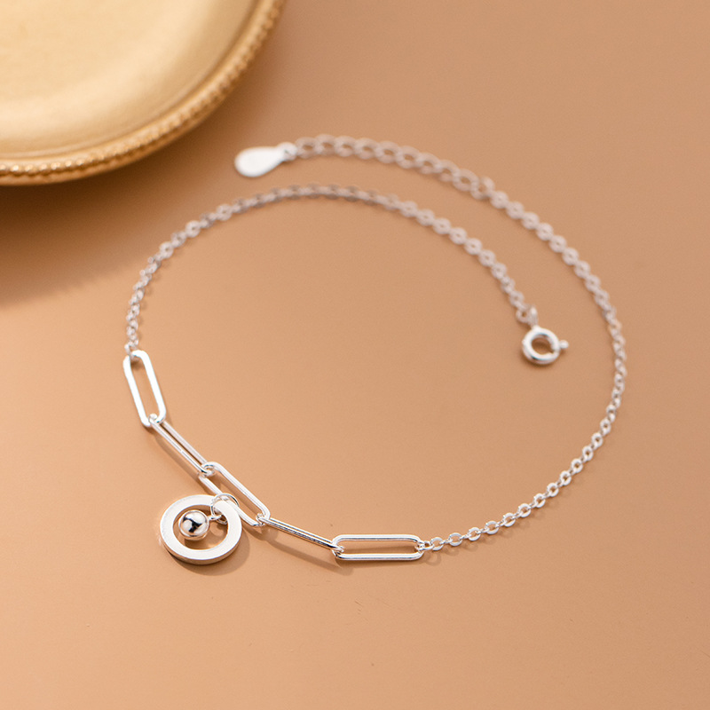 Anklets Silver 925 Fashion Wom - Beaded Anklet Chain review and price