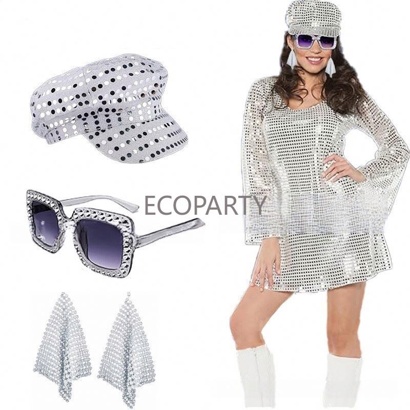 2024 3PCS/5PCS 70s Disco Costu - Women'S Accessories In The 70S review and price
