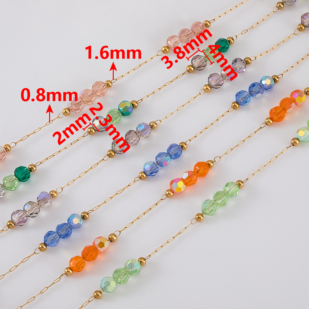 1Meter Stainless Steel Beads C - Women Accessories Chain review and price