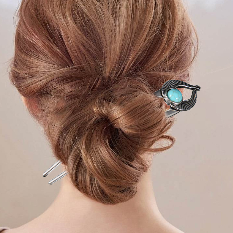 Egypt Turquoise U Shape Hair F - Women Accessories Trendy review and price