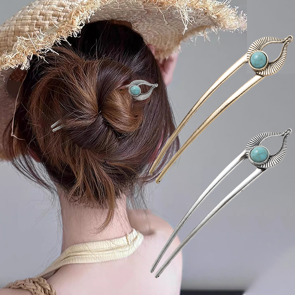 Egypt Turquoise U Shape Hair F - Women Accessories Trendy review and price