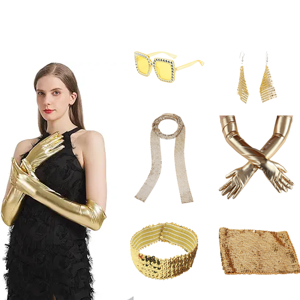 PESENAR Womens Disco Costume A - Women'S Accessories In The 70S review and price