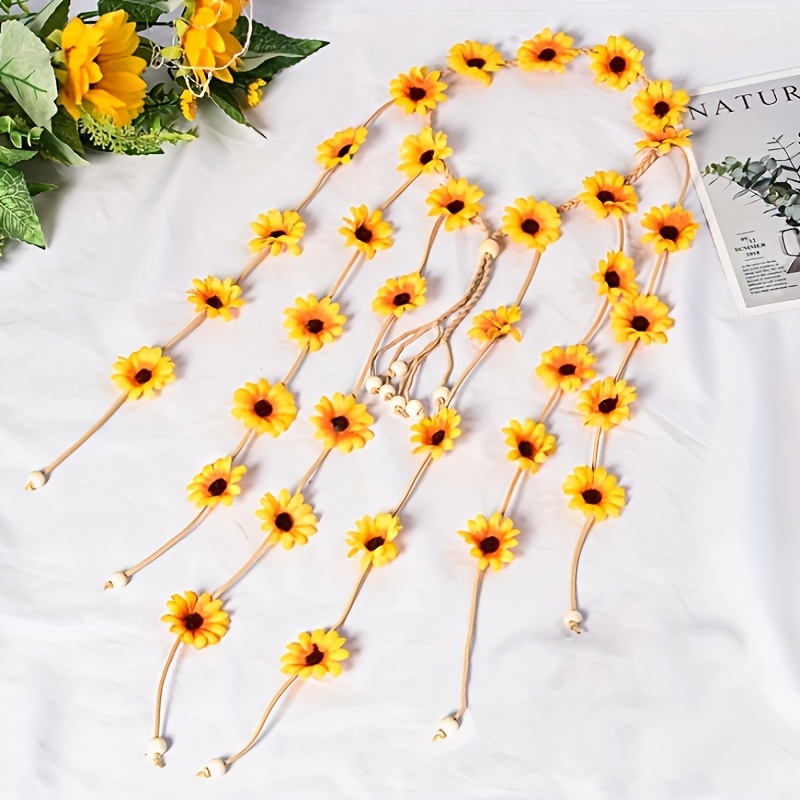 Flower hippie headband, flower - Women'S Accessories In The 70S review and price