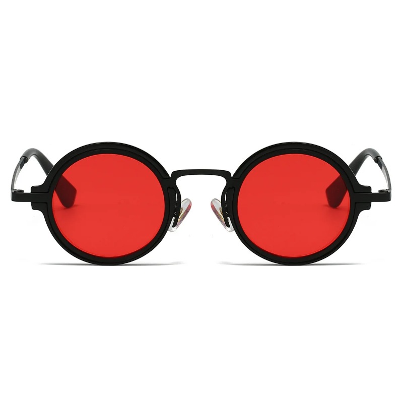 New Retro Metal Round Frame Su - Women Accessories Trendy review and price