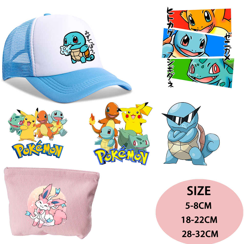 Pokemoned Iron on Patches Wash - Women'S Accessories Clothing review and price